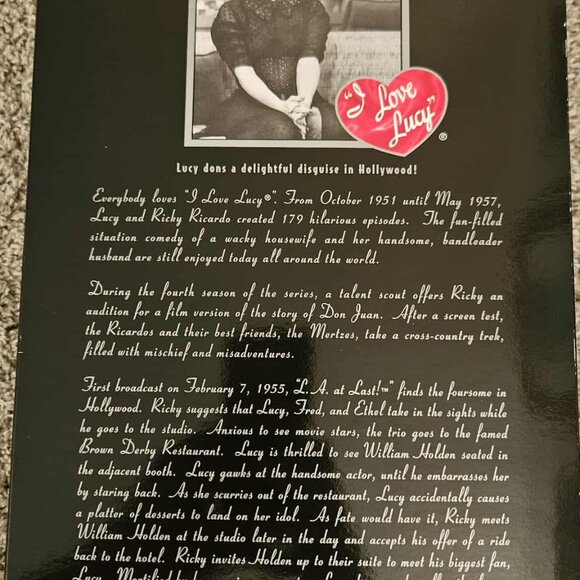 I Love Lucy LA At Last I Love Lucy Mattel Barbie Doll - Picture 2 of 2